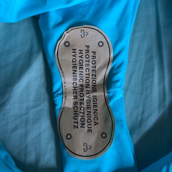 Blue small bikini bottoms - Picture 3 of 3